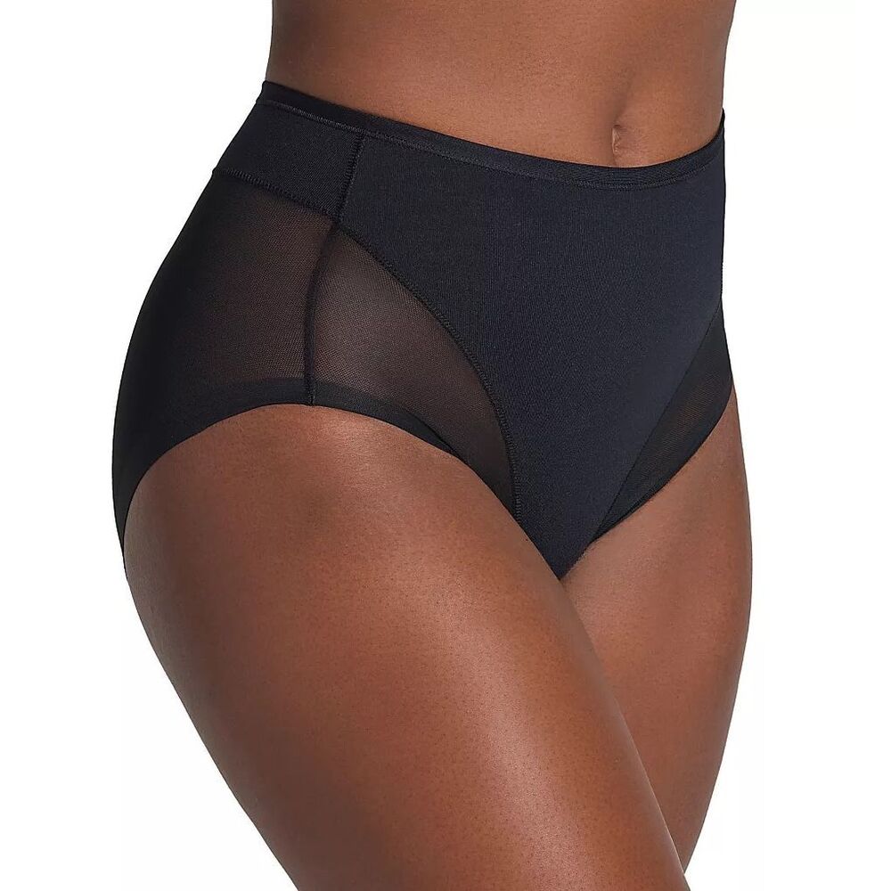 Leonisa Truly Undetectable Comfy Shaper Panty Underware Black XXL